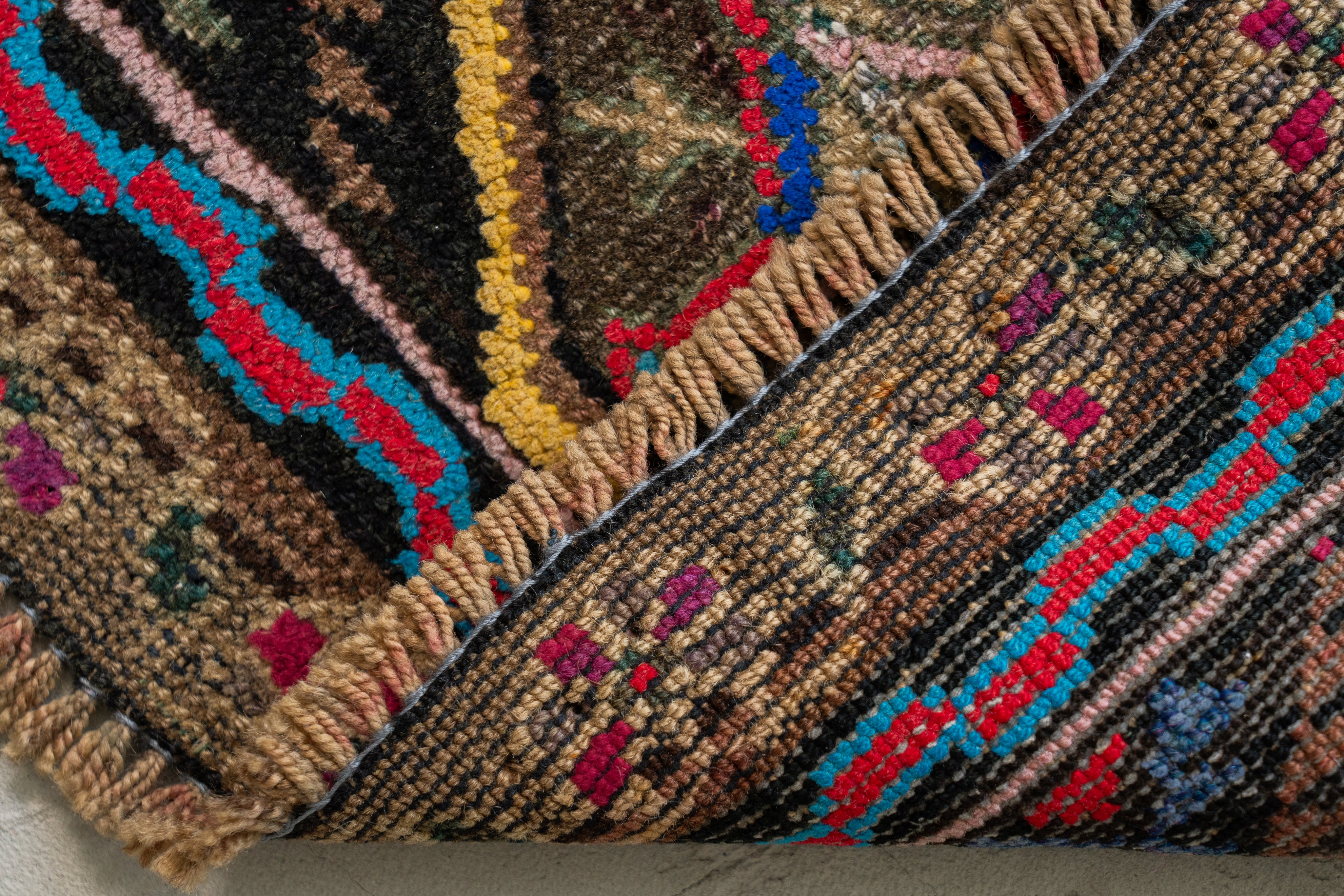 アフガニスタン 1990年代 トライバルラグ】バルーチラグ-ヴィンテージ