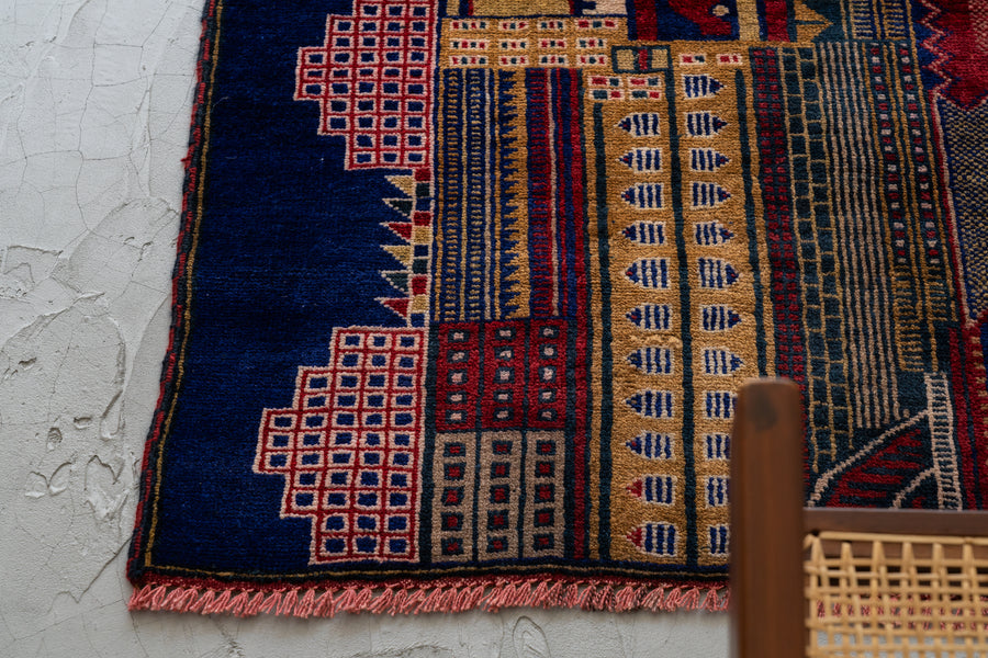 アフガニスタン 1990年代 トライバルラグ】バルーチラグ