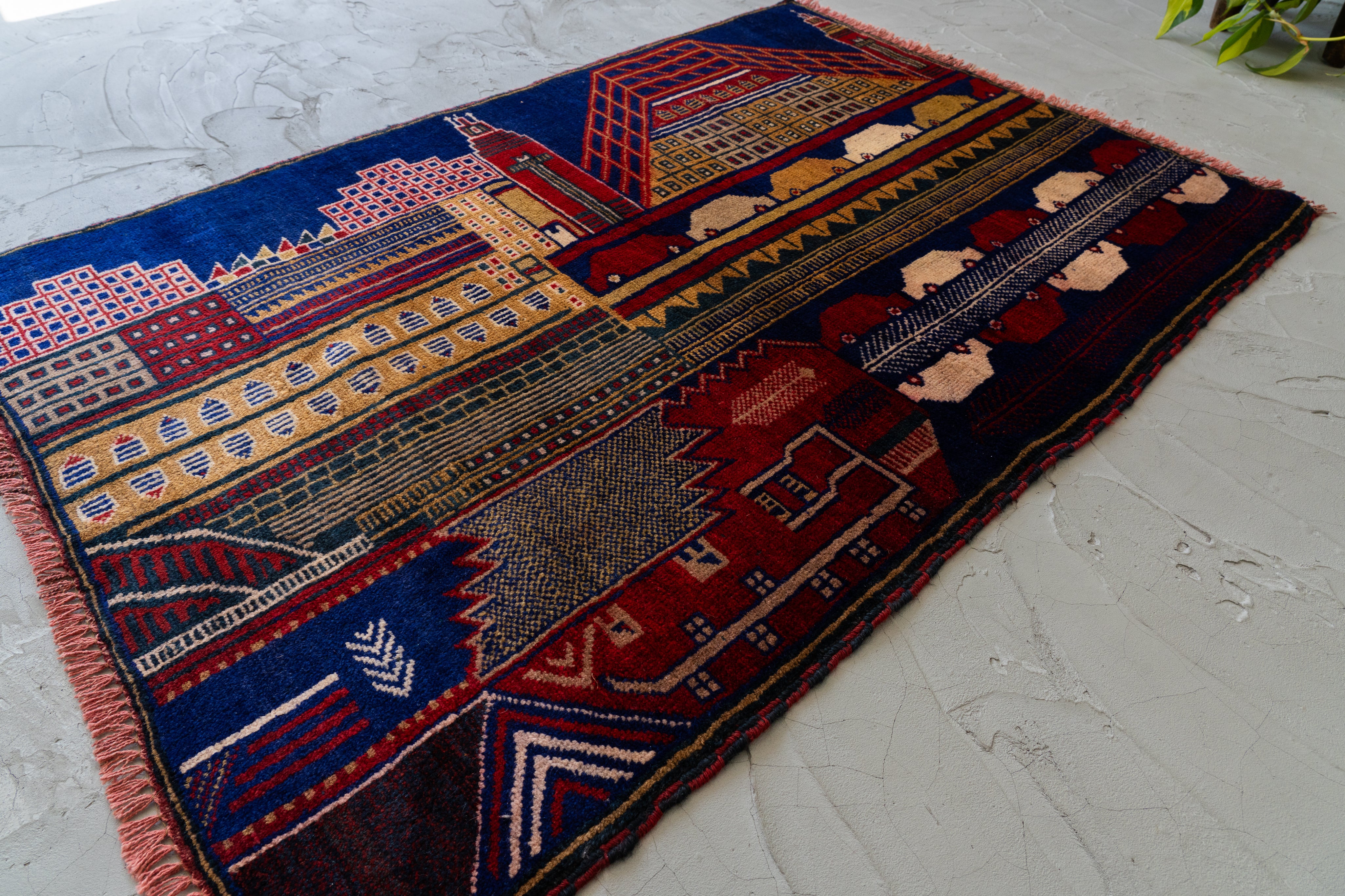 アフガニスタン 1990年代 トライバルラグ】バルーチラグ