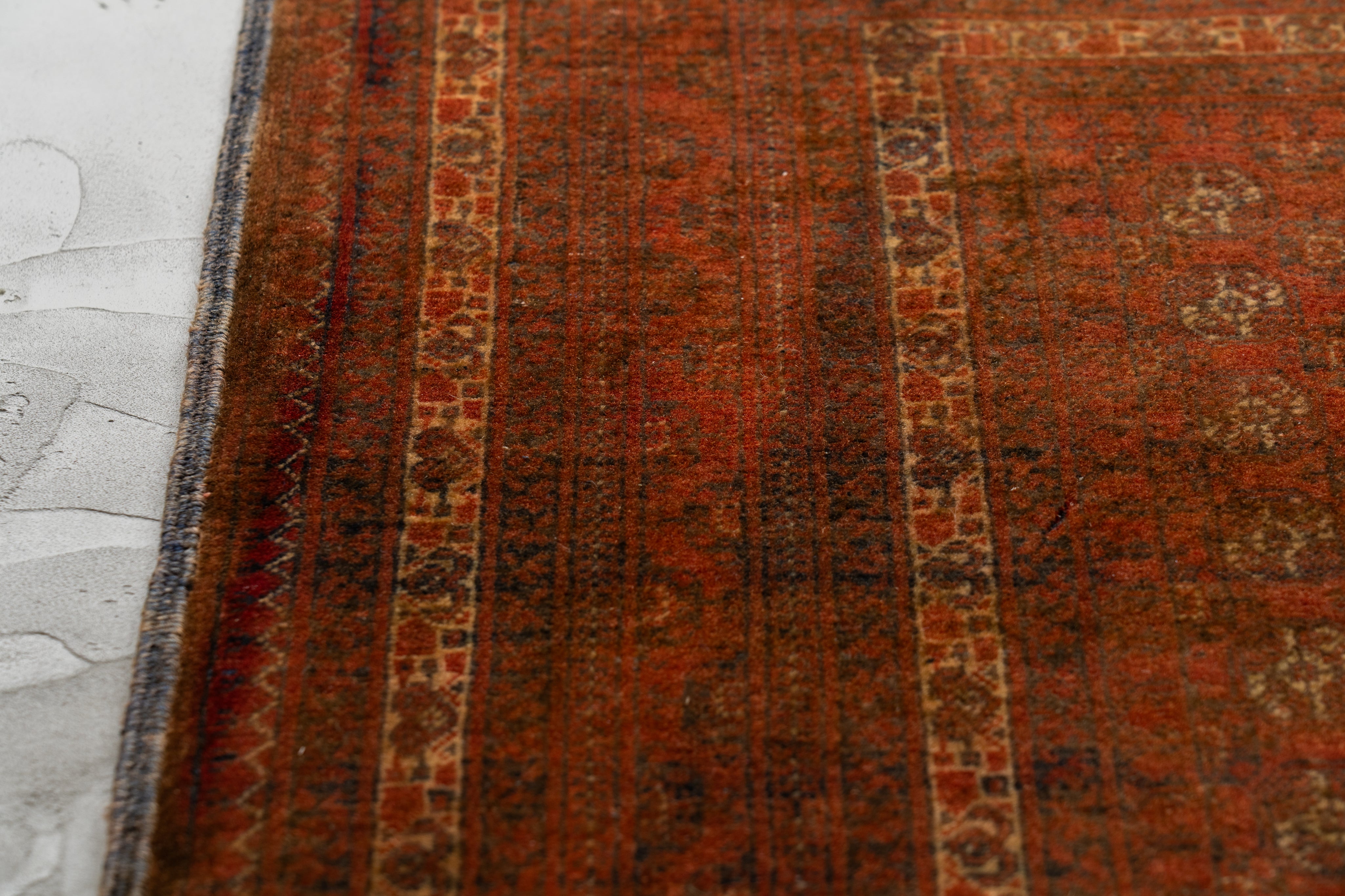 アフガニスタン産 1970年代 ヴィンテージトライバルラグ】トルクメン