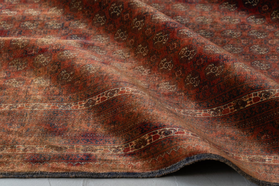 アフガニスタン産 1970年代 ヴィンテージトライバルラグ】トルクメン