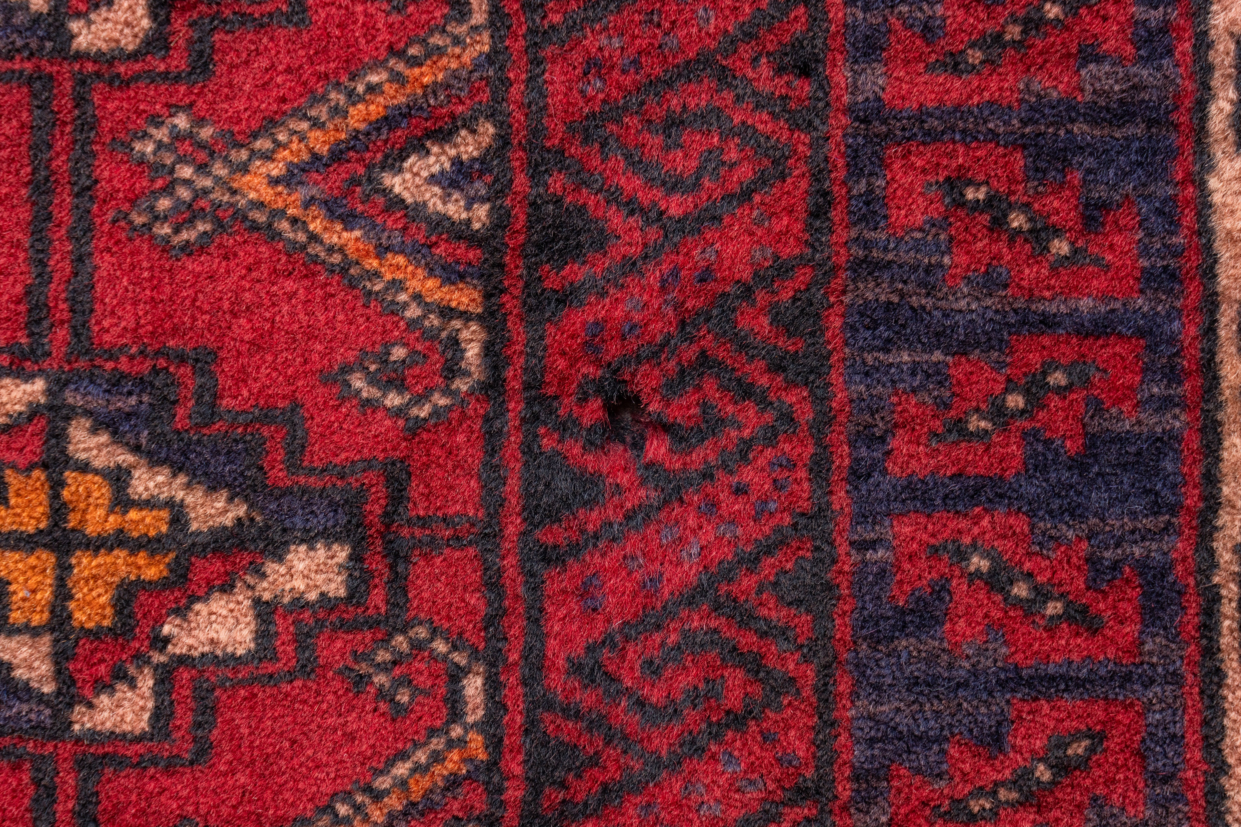 アフガニスタン バルーチラグ　1980年代 アフガニスタン産 1980年代 トライバルラグ】バルーチラグ