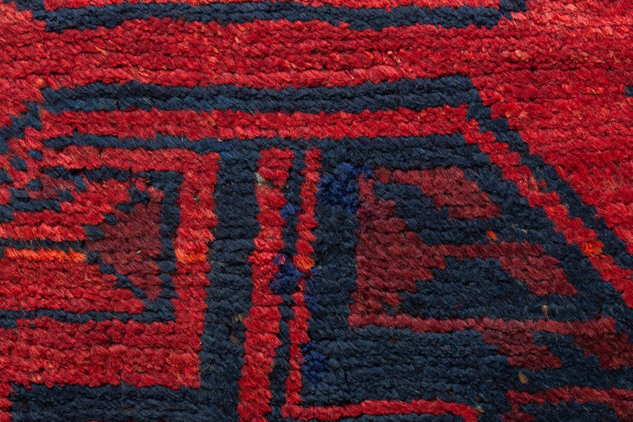 アフガニスタン産 1970年代 トライバルラグ】トルクメンラグ