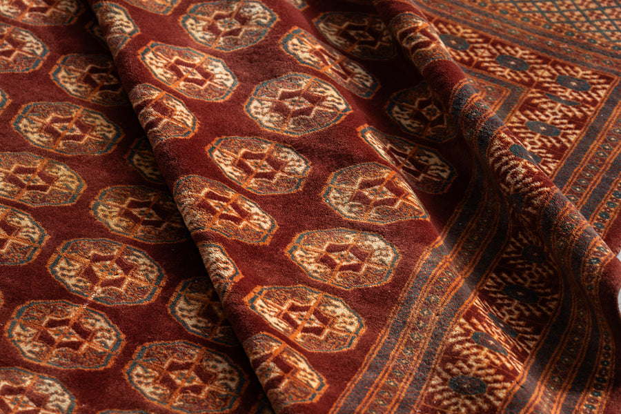 パキスタン産 1980年代 パキスタンラグ】織り絨毯-ヴィンテージ