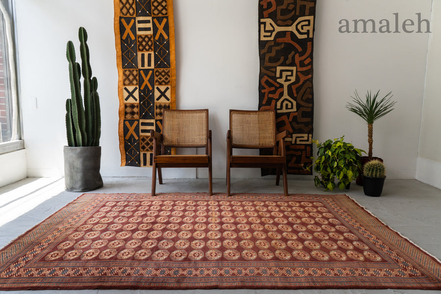 [SALE]パキスタン 手織り絨毯 ヴィンテージラグ 169cm×95cm SALE]パキスタン 手織り絨毯 ヴィンテージラグ 169cm×95cm