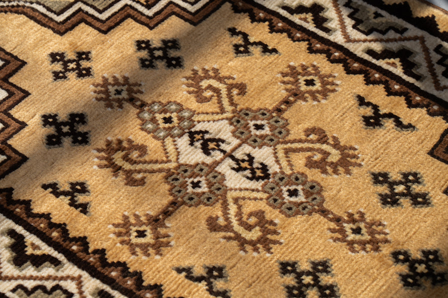 モロッコ産 1980年代 手織り絨毯】モロッカンラグ-ヴィンテージラグ