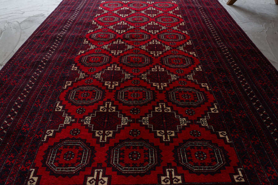 ★ N★ ヴィンテージラグ　トライバルラグ　トルクメン トライバルラグ [トルクメン] 1970年代 / OR717 | ボー