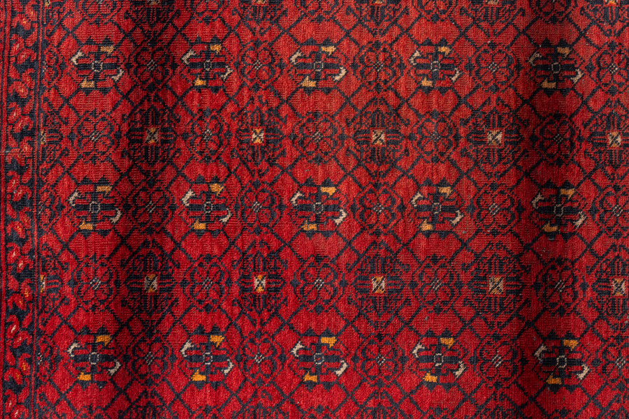 アフガニスタン産 1980年代 トルクメンラグ】トライバルラグ