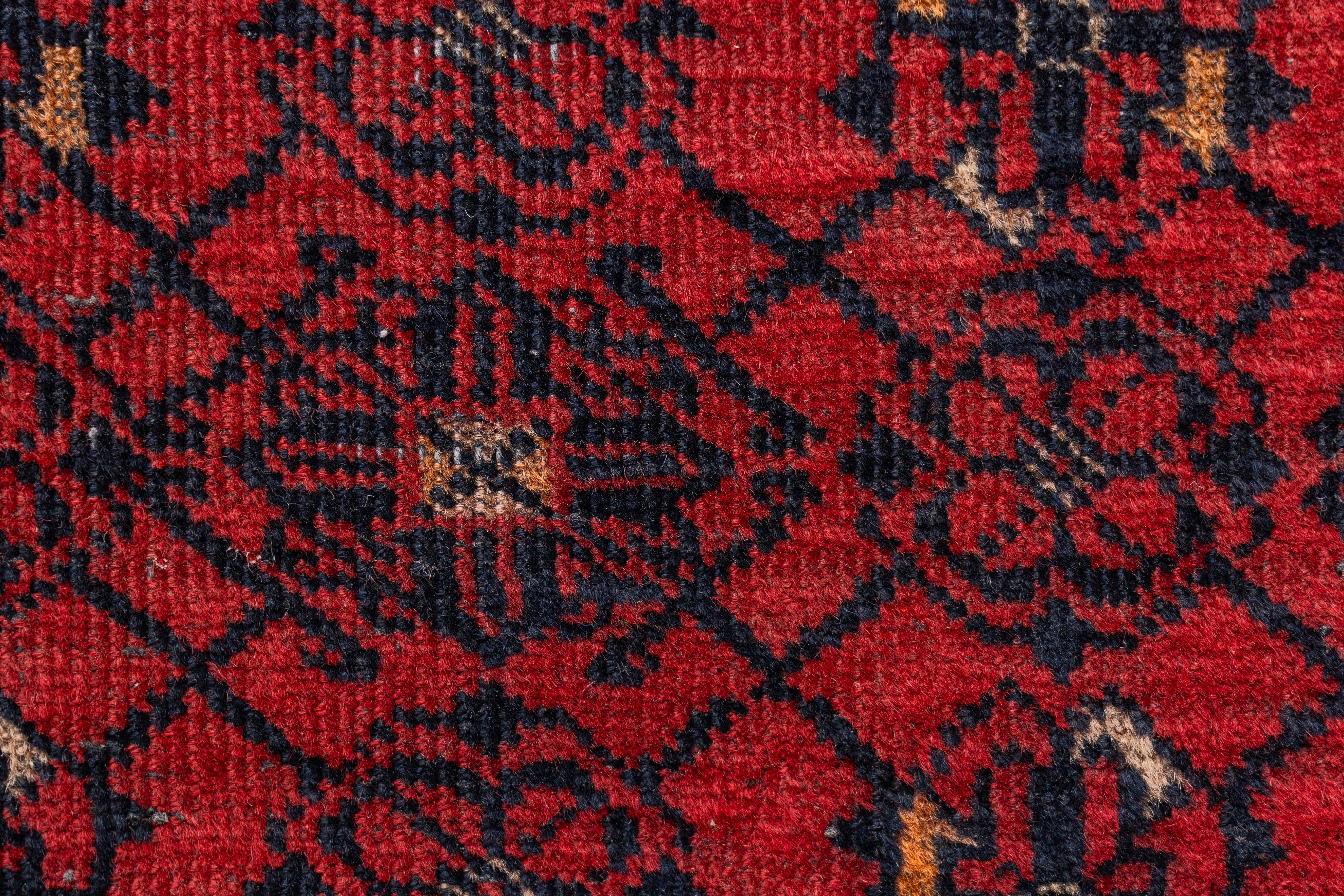 アフガニスタン産 1980年代 トルクメンラグ】トライバルラグ