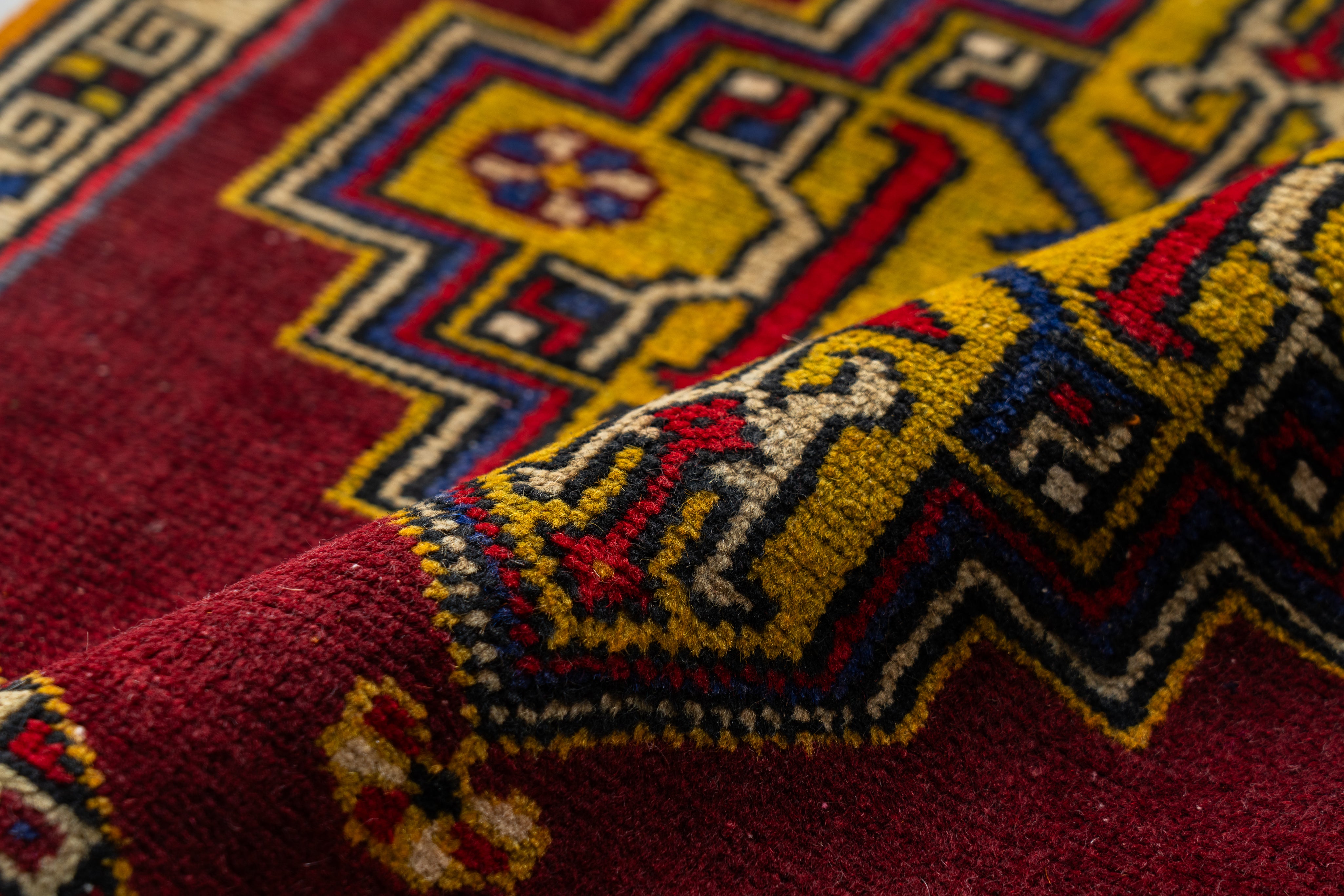 トルコ産 1980年代 手織り絨毯】トルコラグ-ヴィンテージラグ専門店