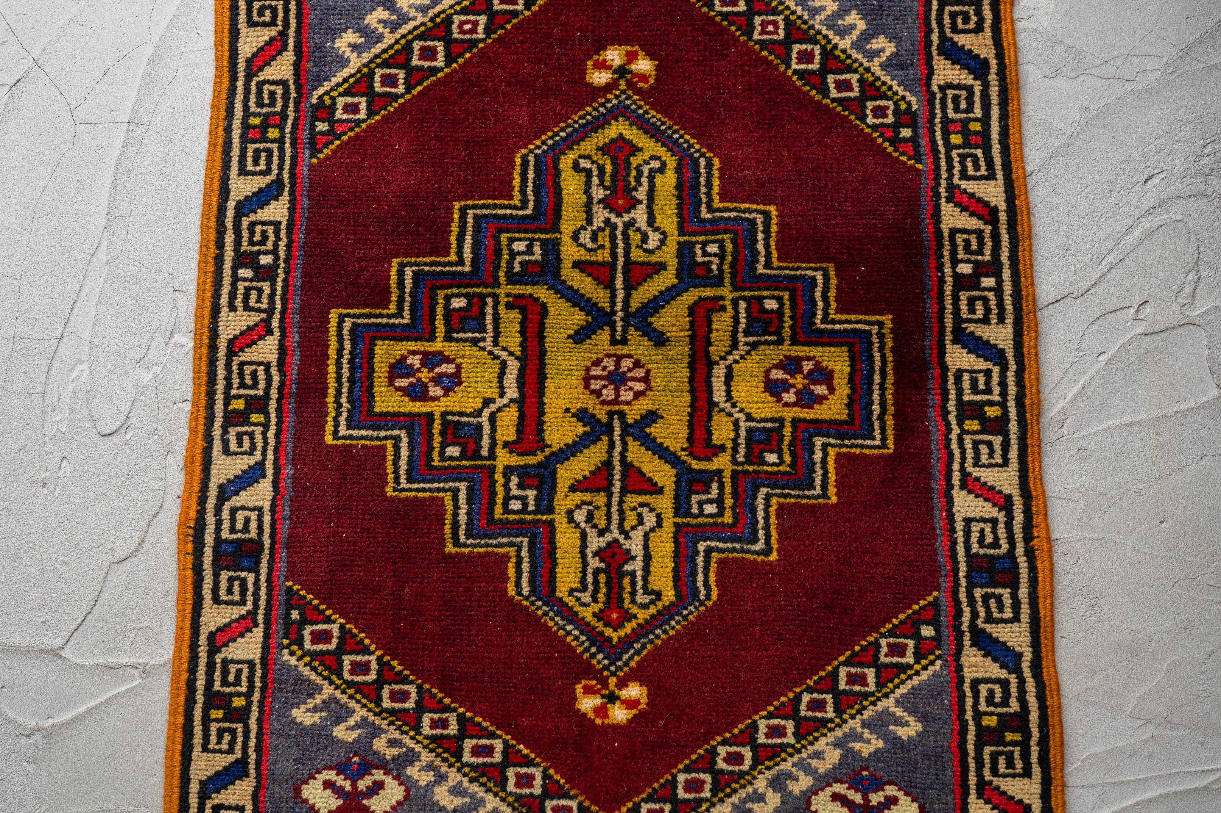 トルコ産 1980年代 手織り絨毯】トルコラグ-ヴィンテージラグ専門店