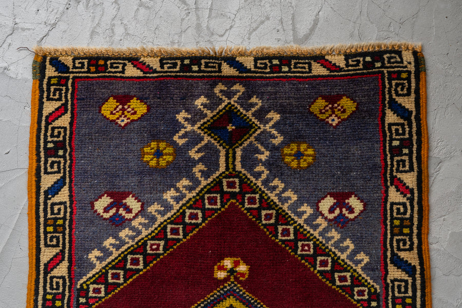 トルコ産 1980年代 手織り絨毯】トルコラグ-ヴィンテージラグ専門店