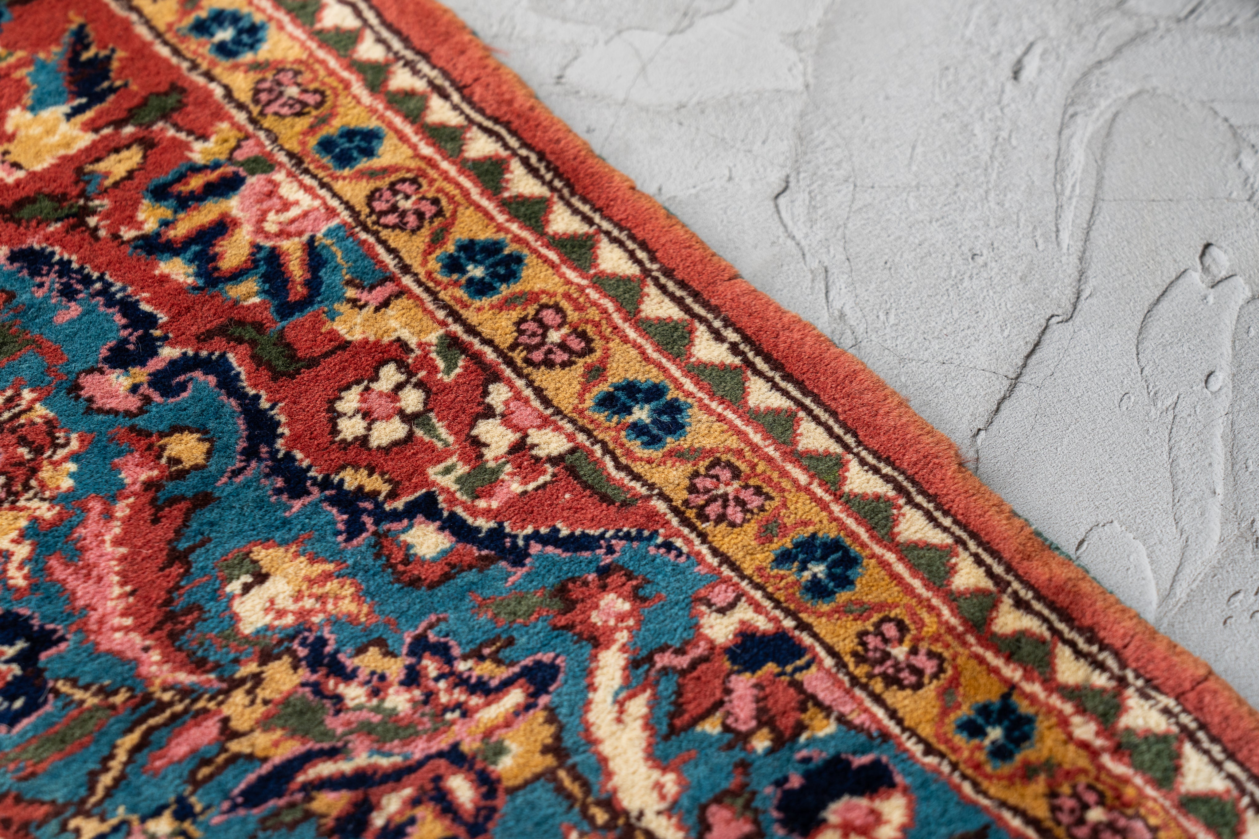 イラン産 1980年代 手織り絨毯】ペルシャ絨毯-ヴィンテージラグ専門店