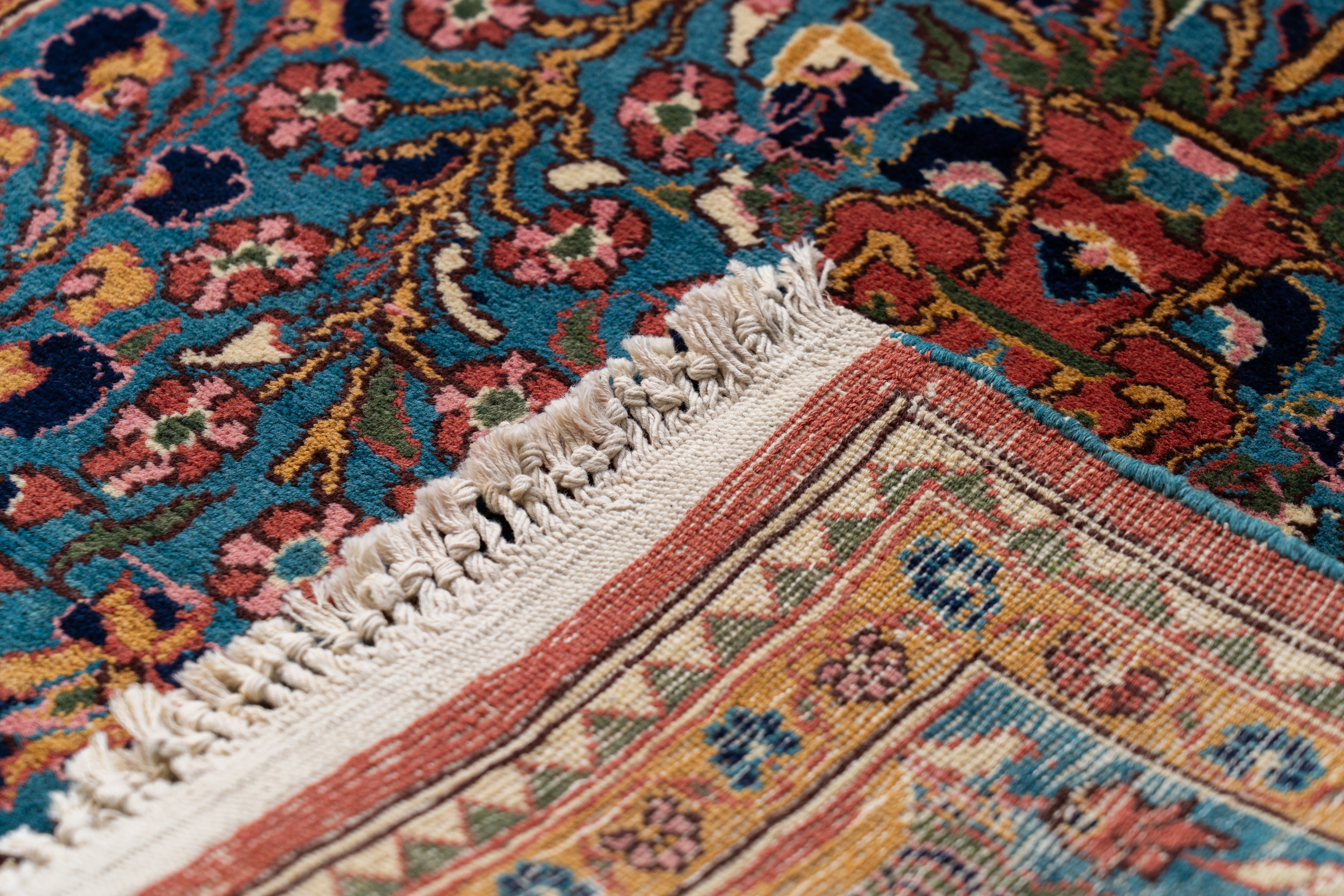 イラン産 1980年代 手織り絨毯】ペルシャ絨毯-ヴィンテージラグ専門店