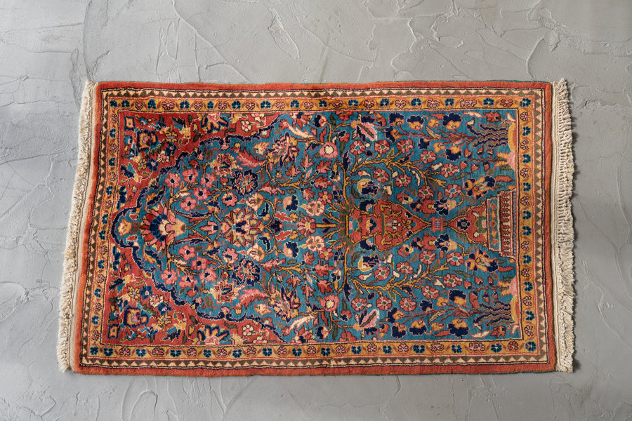 イラン産 1980年代 手織り絨毯】ペルシャ絨毯-ヴィンテージラグ専門店