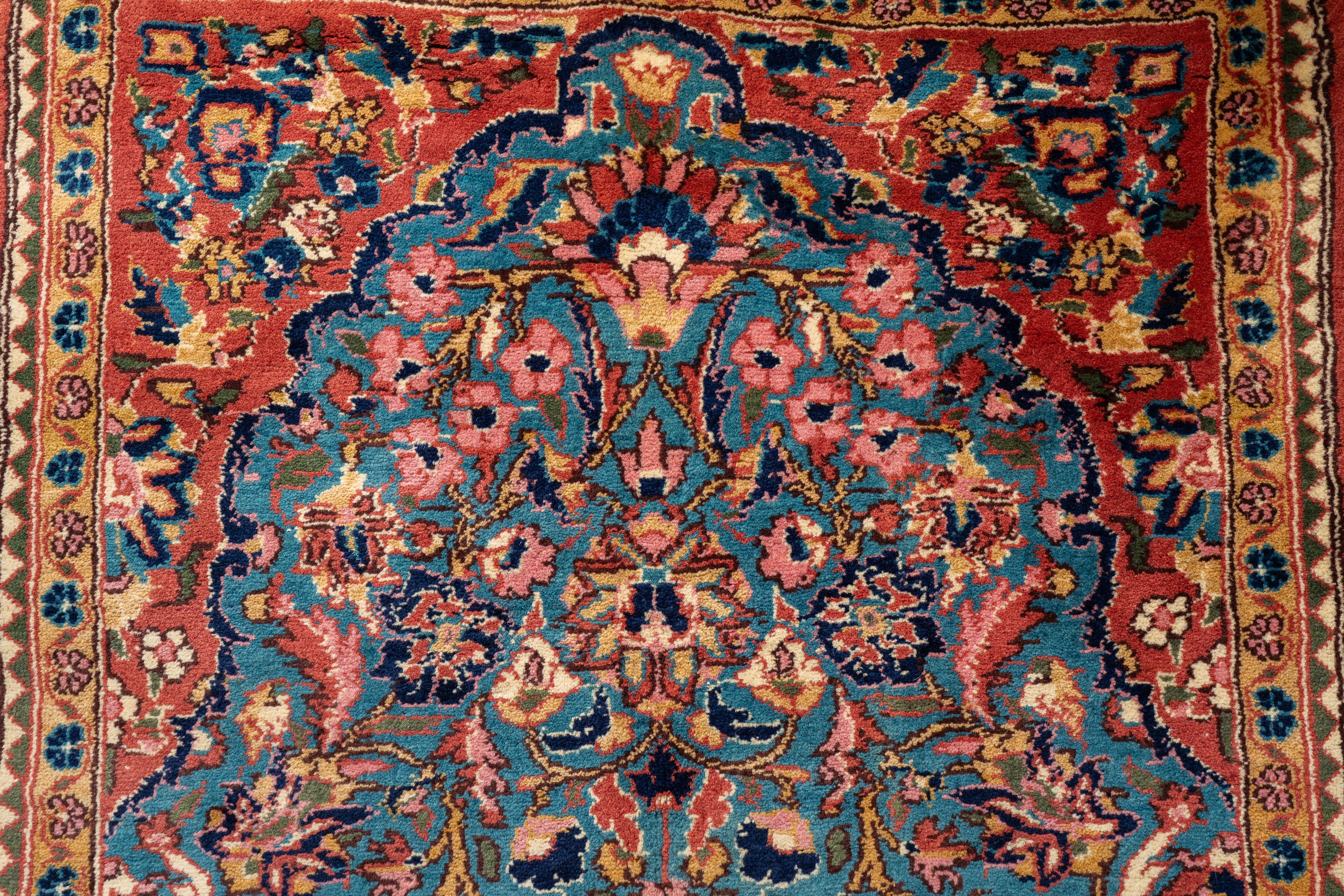 イラン産 1980年代 手織り絨毯】ペルシャ絨毯-ヴィンテージラグ専門店