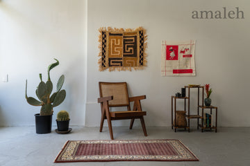 ヴィンテージラグ　トライバルラグ インド インド産 1990年代 ヴィンテージラグ-ヴィンテージラグ専門店