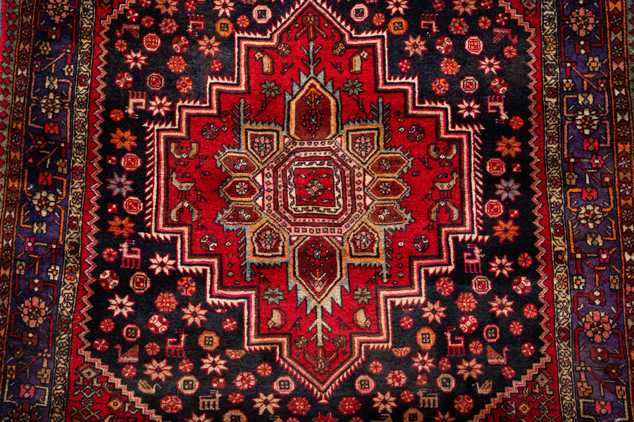 ヴィンテージラグ　ペルシャ絨毯　アルデビル　トライバルラグ アルデビル 1960年代 | セミアンティークラグ - vintagecarpet