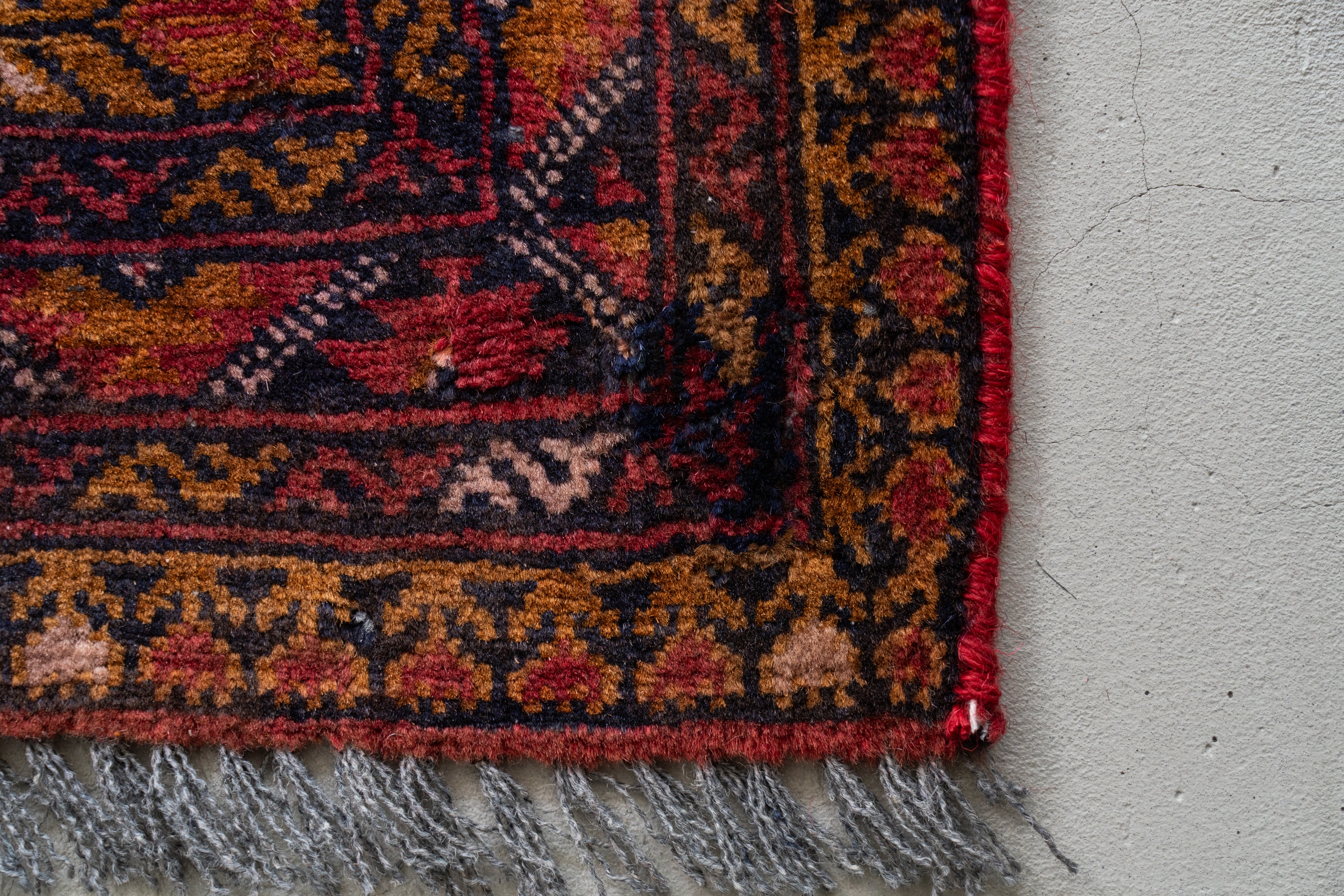 【1980's vintage】トルクメン族 アフガンラグ 1980's vintage】トルクメン族 アフガンラグ 𝐚𝐦𝐚𝐥𝐞𝐡 | No