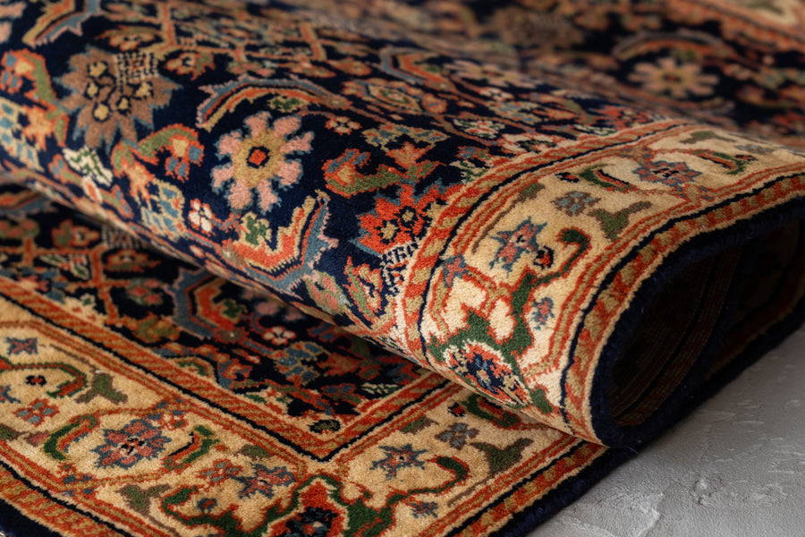 インド産 1990年代 手織り絨毯】ギャッベ-ヴィンテージラグ専門店