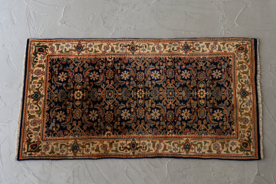 インド産 1990年代 手織り絨毯】ギャッベ-ヴィンテージラグ専門店