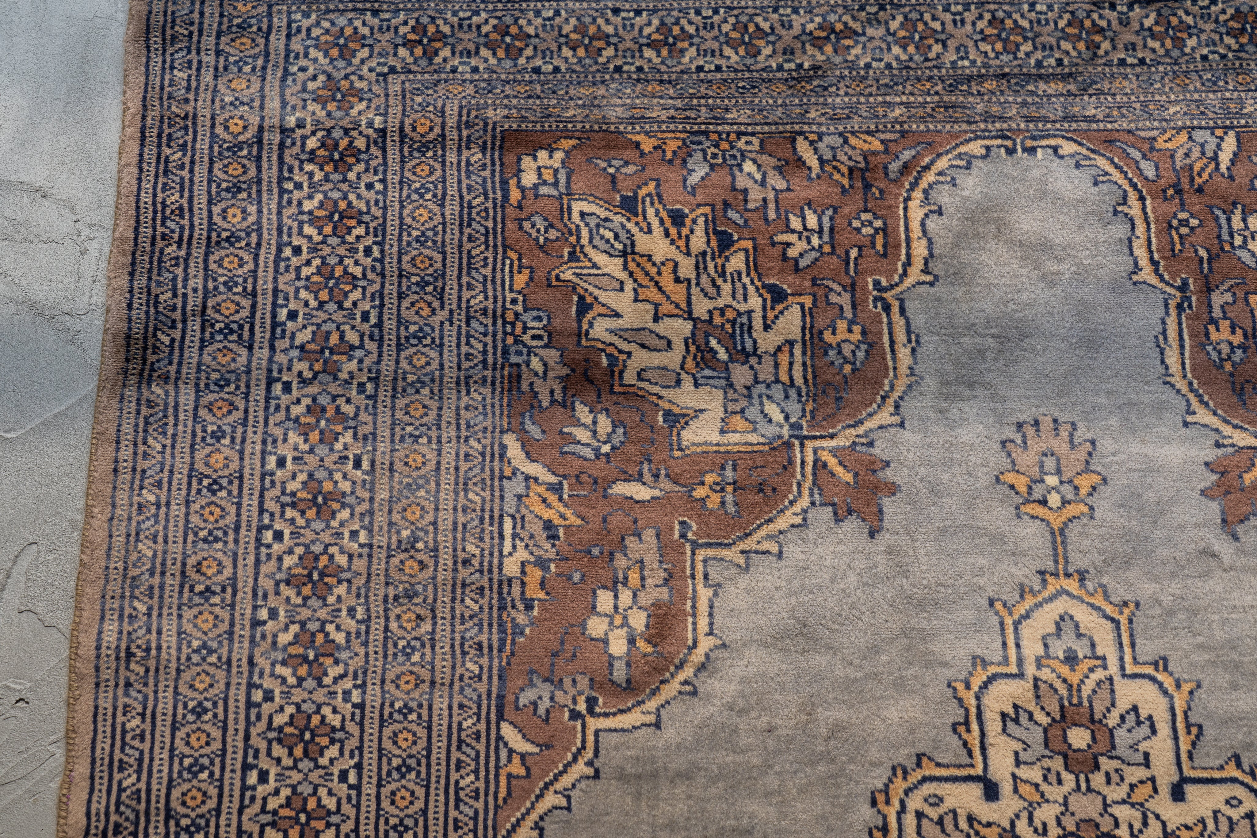 パキスタン産 1980年代 パキスタンラグ】手織り絨毯-ヴィンテージラグ