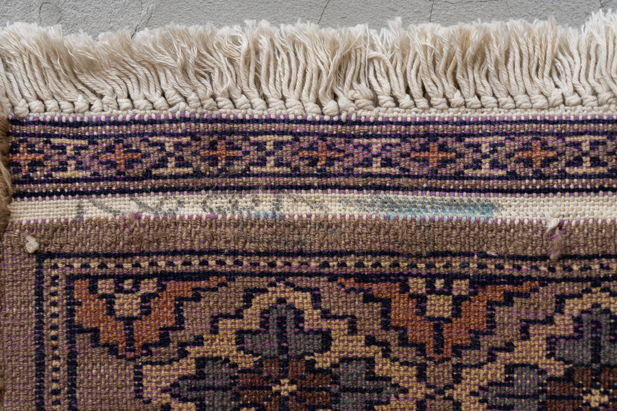 パキスタン産 1980年代 パキスタンラグ】手織り絨毯-ヴィンテージラグ