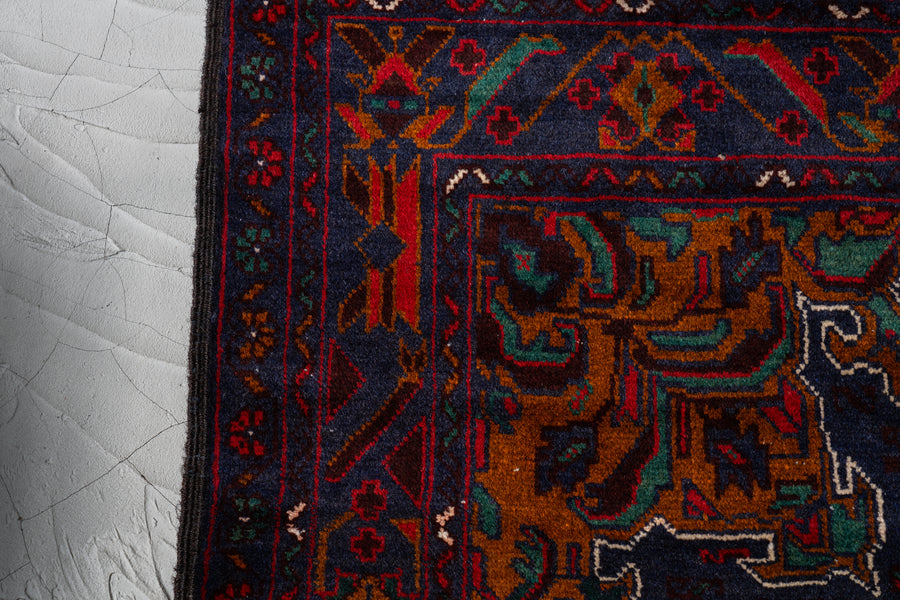 【vintage rug】アフガニスタン産｜75×130｜バルーチ族｜トライバル vintage rug】アフガニスタン産｜75×130｜バルーチ族｜トライバル