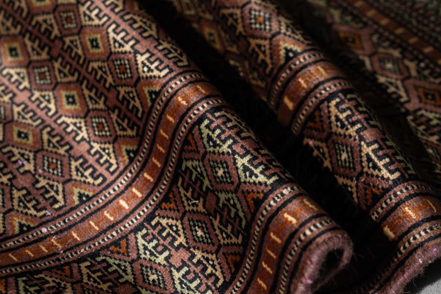 パキスタン産　1980年代　ヴィンテージラグ　パキスタンラグ　イーブルアイ　魔除け　玄関マット　玄関　キッチンマット　ベッドサイド　家具　手織り　絨毯　カーペット　ヴィンテージラグ専門店　amaleh　通販