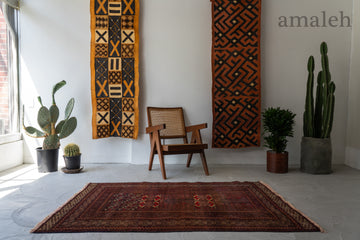 LARGE SIZEのヴィンテージラグ・トライバルラグ・手織り絨毯