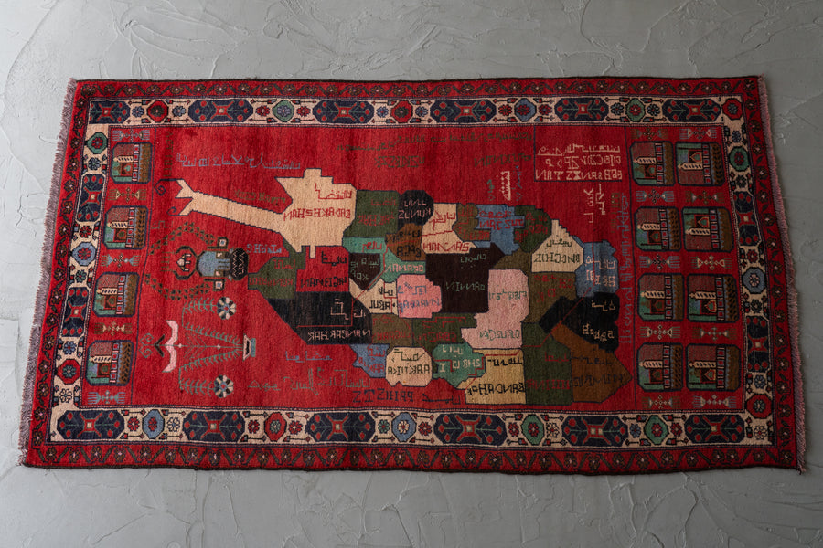 アフガニスタン 1980年代 バルーチラグ】トライバルラグ-ヴィンテージ