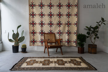 amaleh ヴィンテージラグ 美品！amaleh ▽ヴィンテージラグ