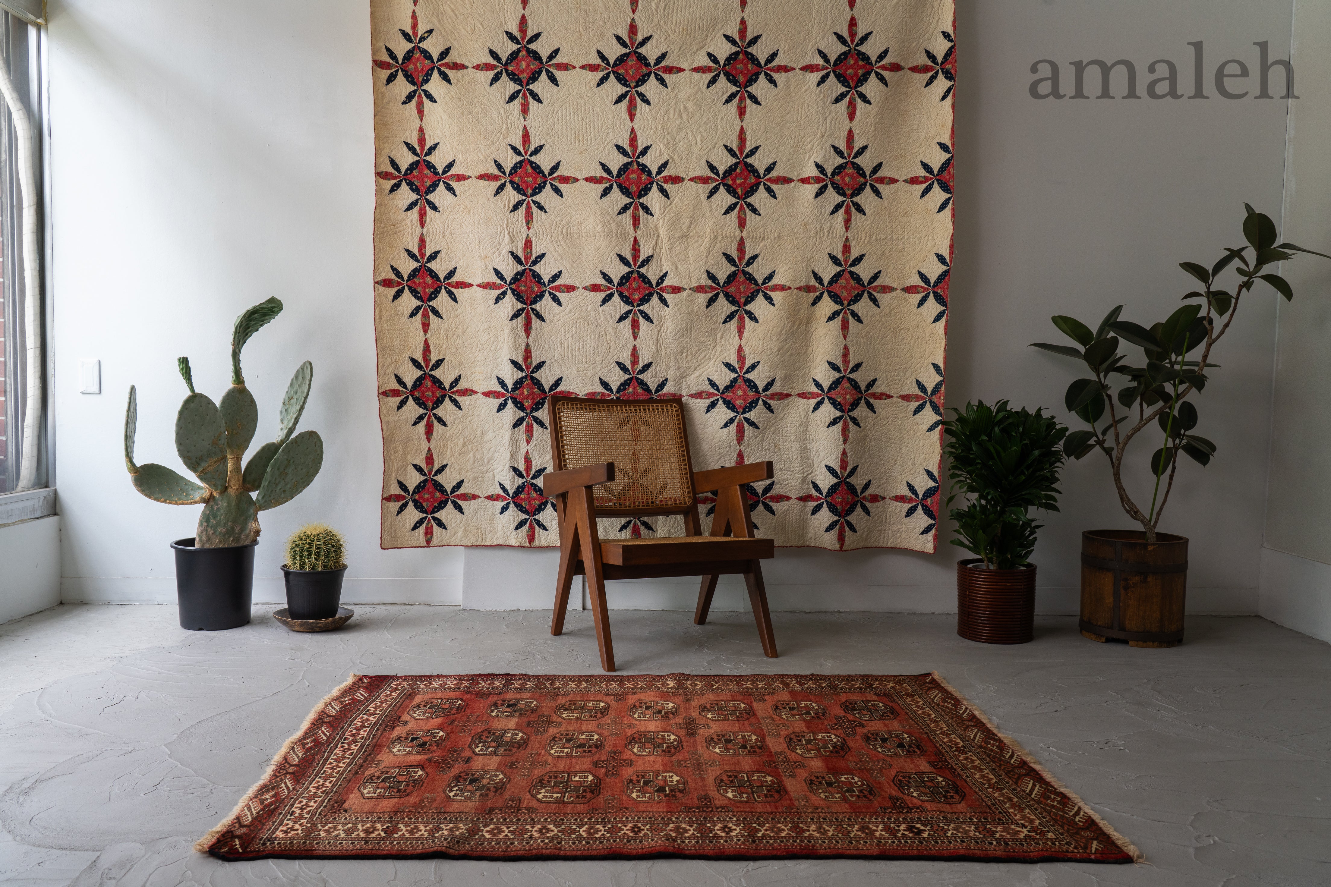 amaleh ヴィンテージラグ 𝐚𝐦𝐚𝐥𝐞𝐡 | No.04845RL 1980s~ ⁡ Afghanistan ⁡ 1980s