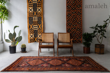 ⚪︎Vintage Rug⚪︎233cm×74cm　バルーチ族　ペルシャ　80s ⚪︎Vintage Rug⚪︎233cm×74cm バルーチ族 ペルシャ 80s - メルカリ