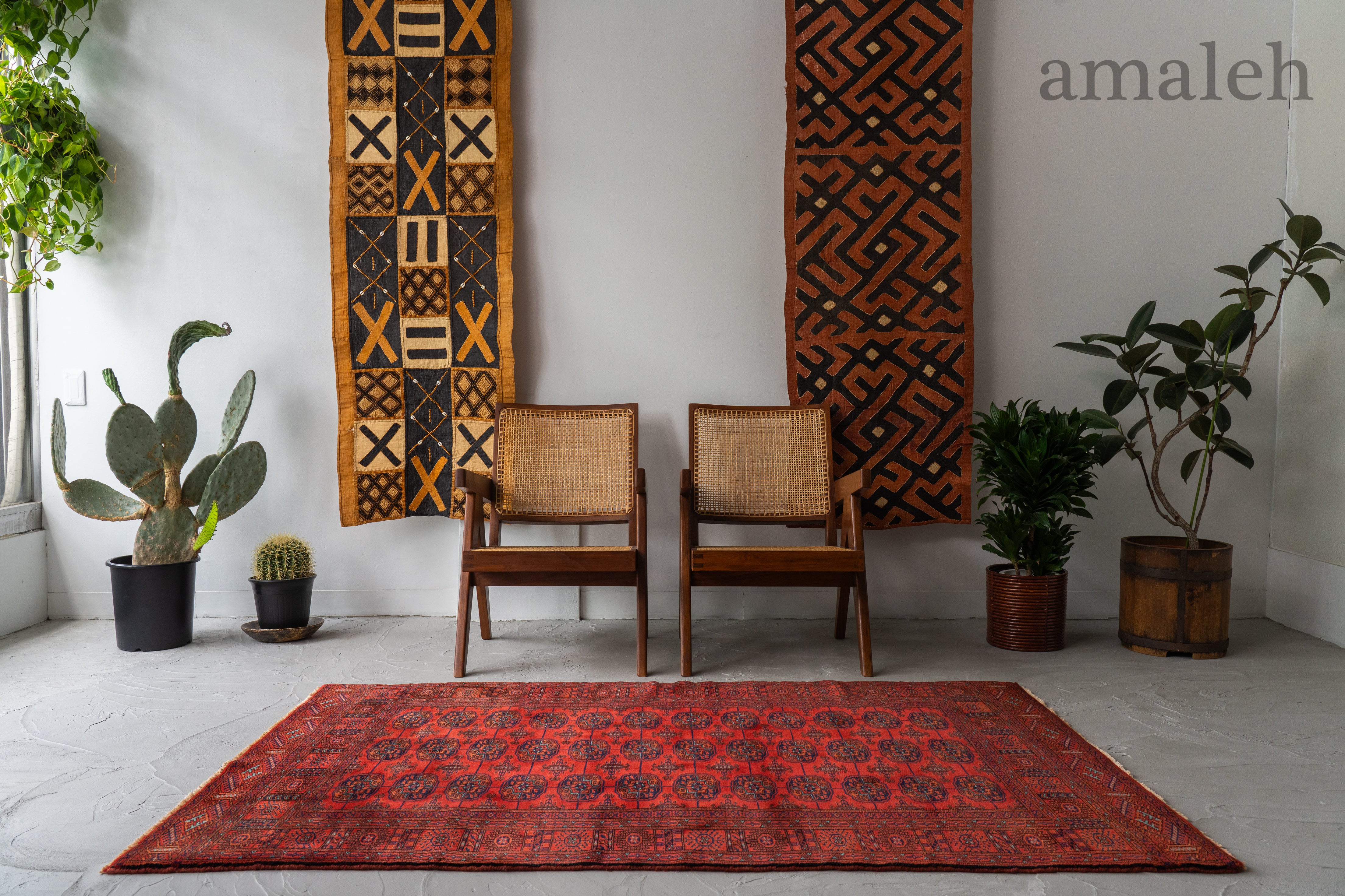 ✦vintage rug✦　116cm×55cm　ペルシャ絨毯　アフガンラグ ✦vintage rug✦ 116cm×55cm ペルシャ絨毯 アフガンラグ 【ALL RUGS