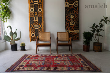 大判3m80★ハンガリアンビンテージラグ　ハンガリーラグ　フランスビンテージ LARGE SIZEのヴィンテージラグ・トライバルラグ・手織り絨毯