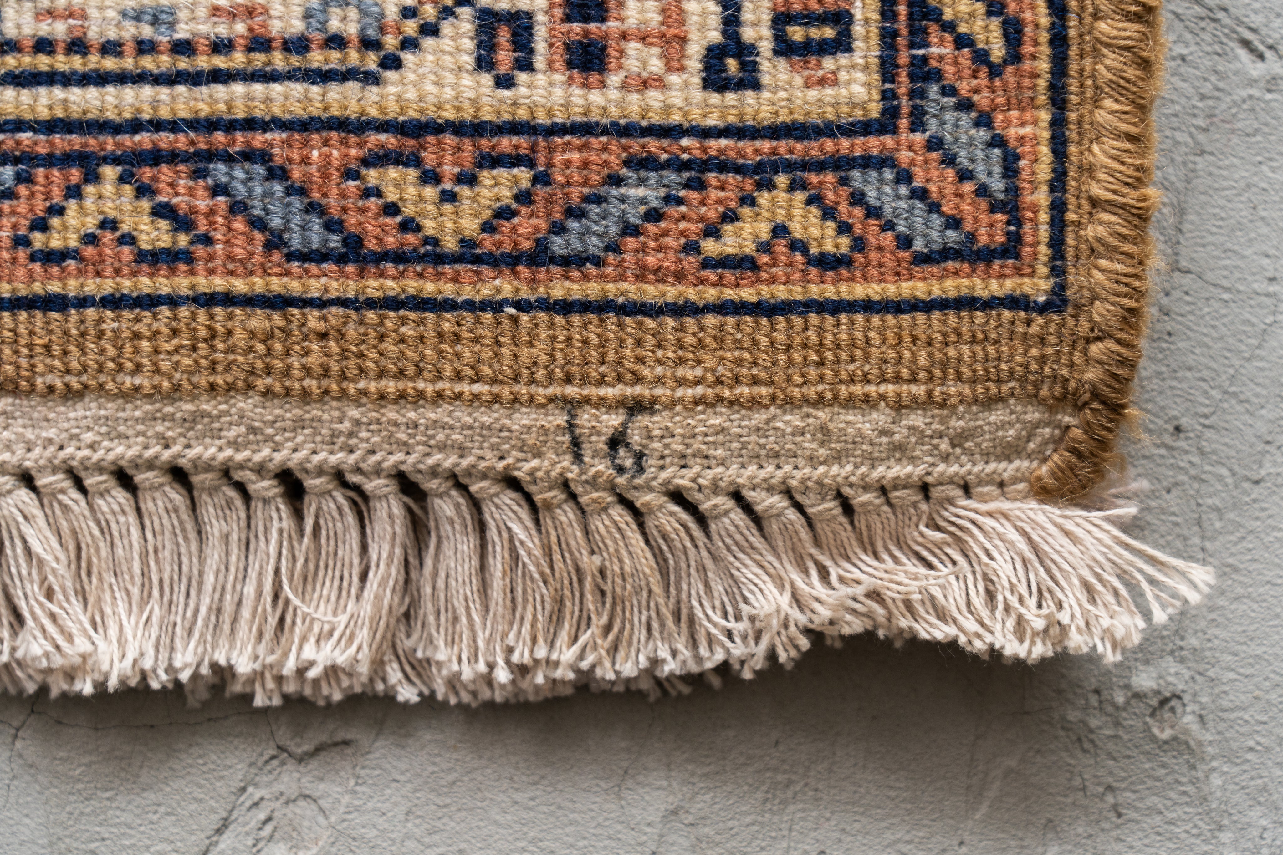 インド産 1990年代 手織り絨毯】ギャッベ-ヴィンテージラグ専門店