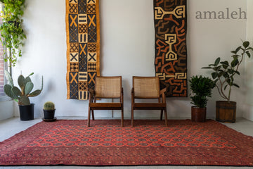 EXTRA LARGE SIZEのヴィンテージラグ・トライバルラグ・手織りの絨毯