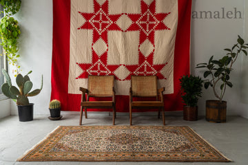 LARGE SIZEのヴィンテージラグ・トライバルラグ・手織り絨毯