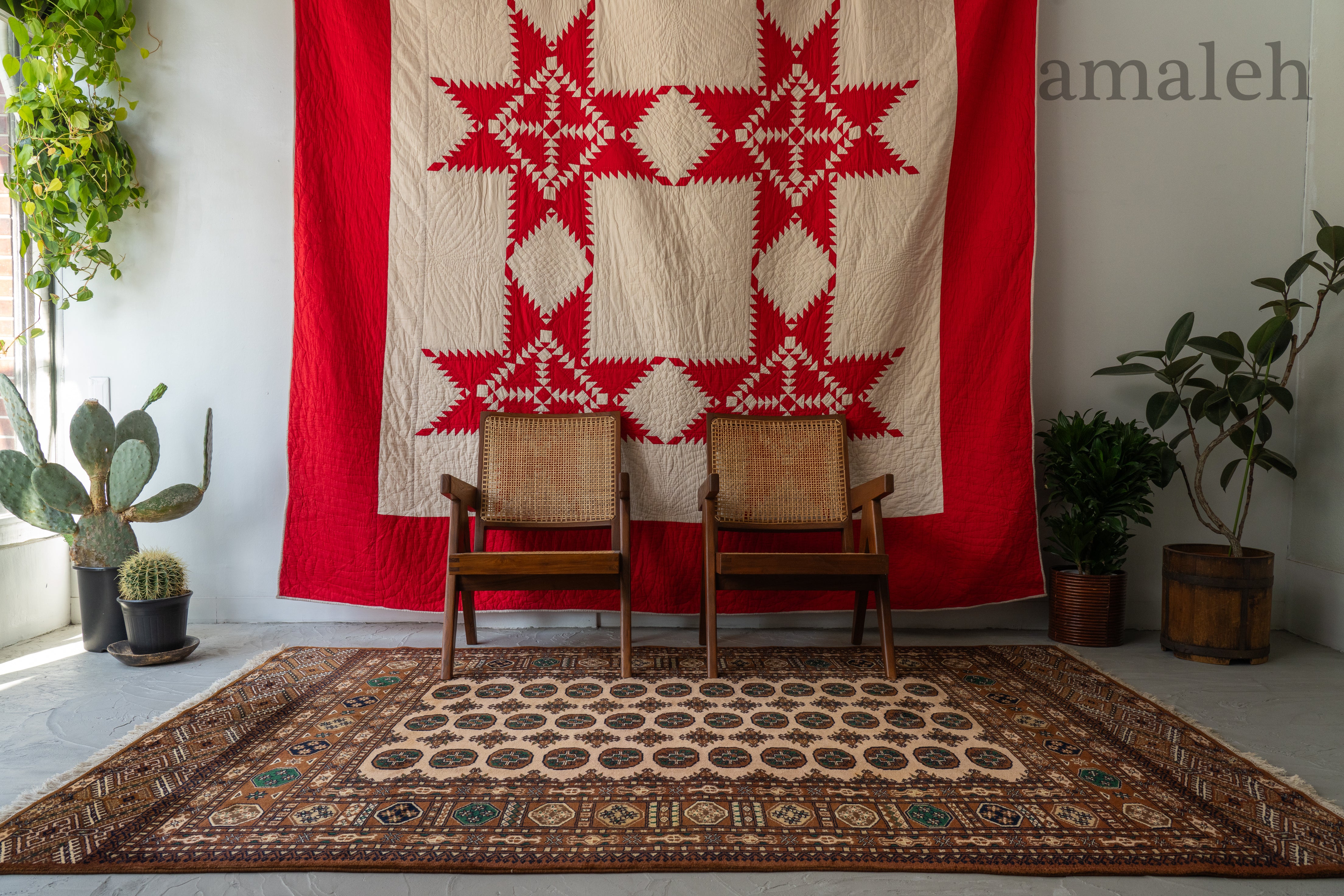 ★ アロハ（╹◡╹）★ ヴィンテージラグ　トライバルラグ　ランナー LARGE SIZEのヴィンテージラグ・トライバルラグ・手織り絨毯