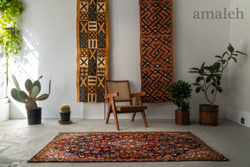 LARGE SIZEのヴィンテージラグ・トライバルラグ・手織り絨毯