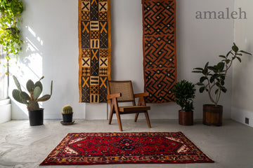 LARGE SIZEのヴィンテージラグ・トライバルラグ・手織り絨毯