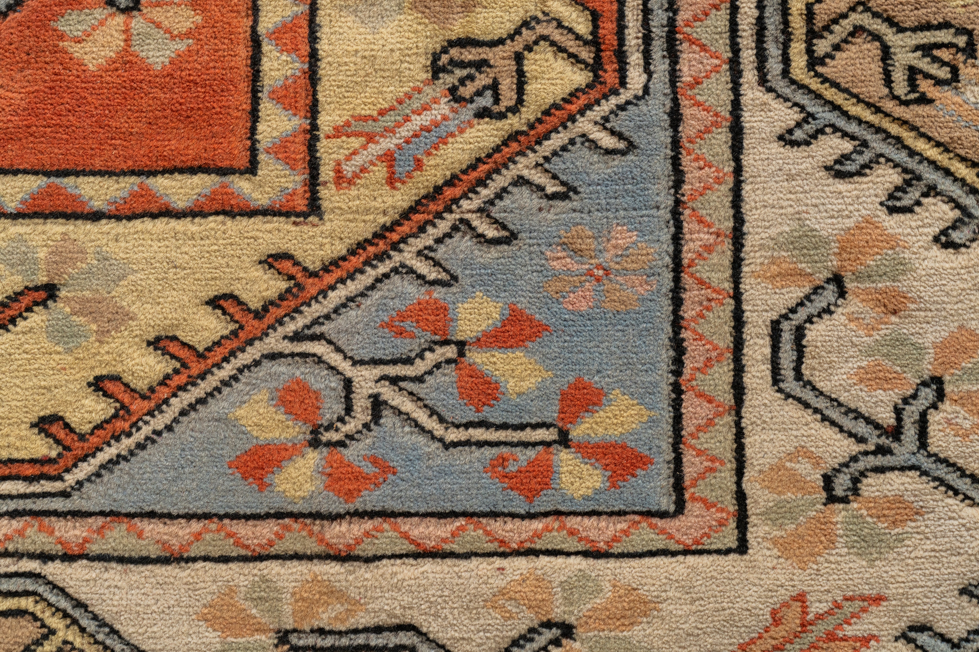 トルコ産 1980年代 手織り絨毯】トルコ絨毯-アンティークラグ-オールド