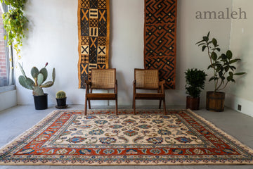 EXTRA LARGE SIZEのヴィンテージラグ・トライバルラグ・手織りの絨毯