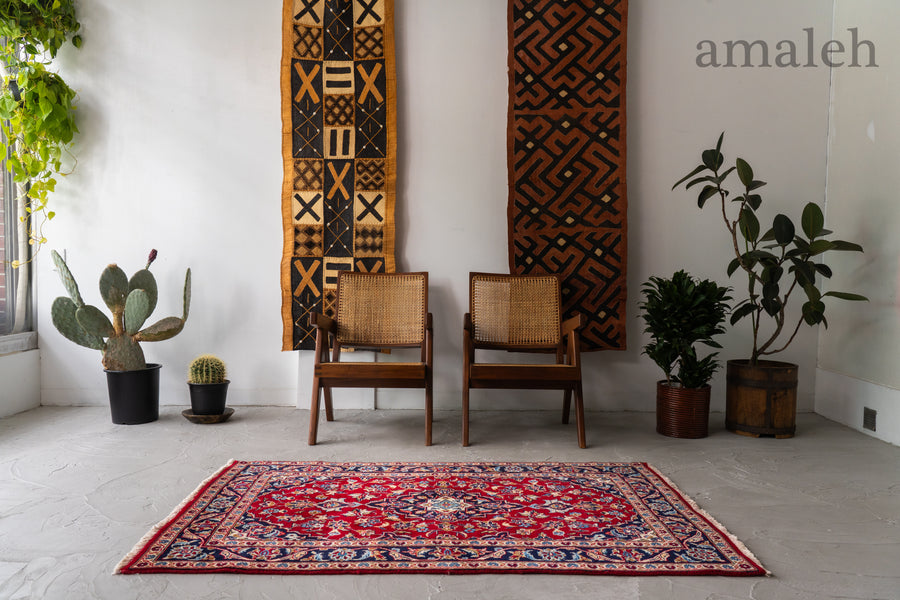 ペルシャ絨毯 ヴィンテージラグ 192×122cm 手織り オールドpersia ペルシャ絨毯 ヴィンテージラグ 192×122cm 手織り オールドpersia
