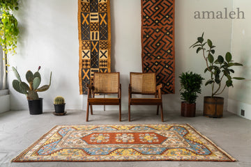 美品！amaleh ヴィンテージラグ amaleh アマレ