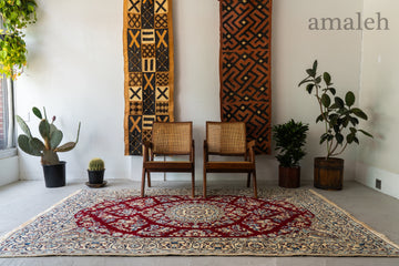 SALEペルシャ絨毯 ペルシャヴィンテージラグ 139x128 手織り オールド ALL RUGS - 全てのヴィンテージラグのページ】ヴィンテージラグ専門店