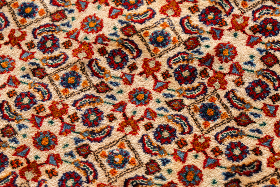 ✦vintage rug✦　160cm×86cm　ペルシャ絨毯　イラン　70s イラン産 1980年代 ペルシャ絨毯】手織り絨毯-アンティークラグ