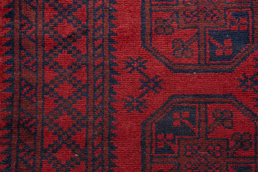 アフガニスタン産 1980年代 トルクメンラグ】トライバルラグ