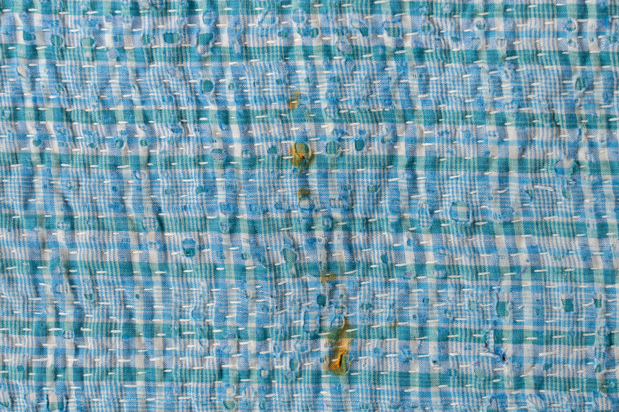 インド産　ヴィンテージ　カンタキルト　パッチワーク　手織り刺繍　手刺繍　ラリーキルト　ソファカバー　ヴィンテージ雑貨　民芸品　キルト専門店　amaleh